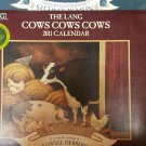 LANG LOWELL HERRERO ARTWORK 2011 COWS COWS COWS FULL SIZE CALENDAR Excellent