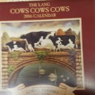 LANG LOWELL HERRERO ARTWORK 2016 COWS COWS COWS FULL SIZE CALENDAR Excellent