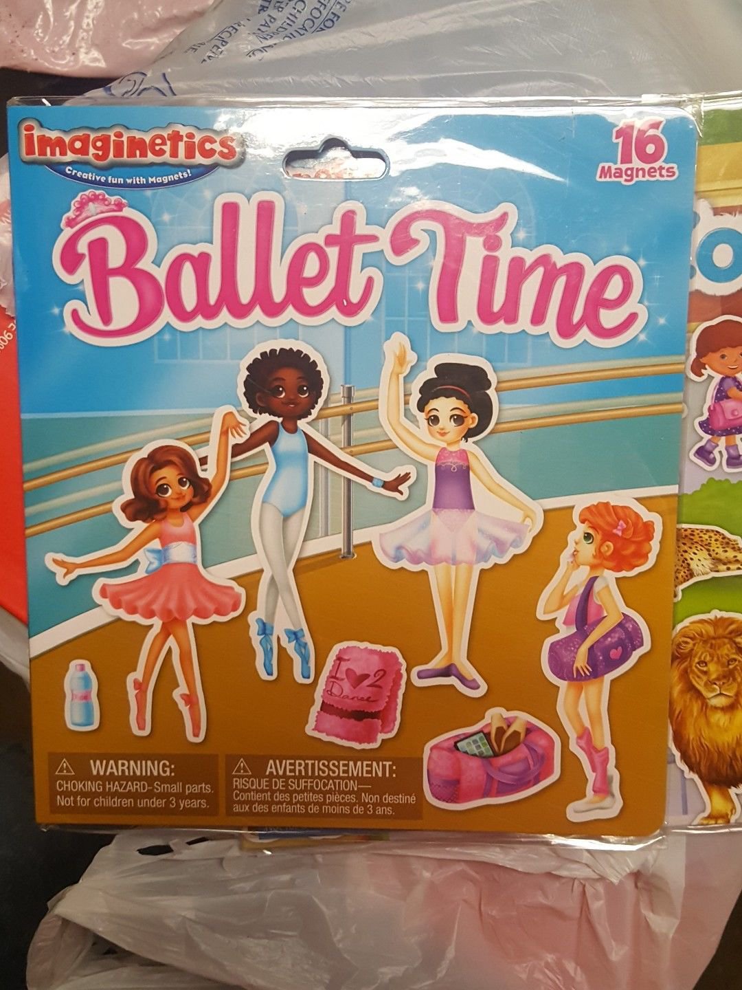 Ballet Time Imaginetics Creative fun w/ 16Magnets, NEW