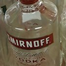 Smirnoff Vodka 1 Liter Empty Bottles  Glass 4 Crafts Cut Pitcher led
