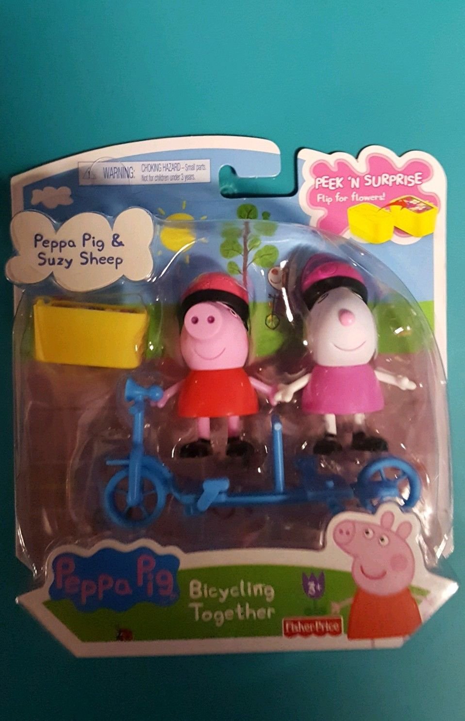 peppa pig cycling plush toy