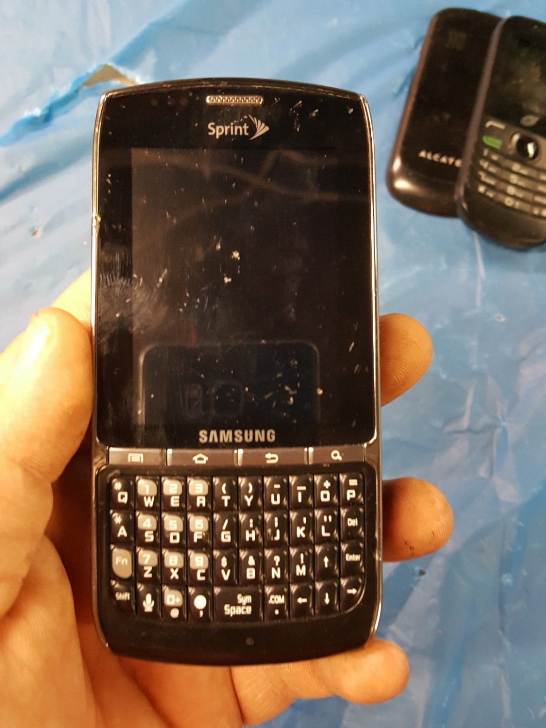 Used & Untested - Samsung Replenish SPH-M580* (Black) For Parts Or Repair Only
