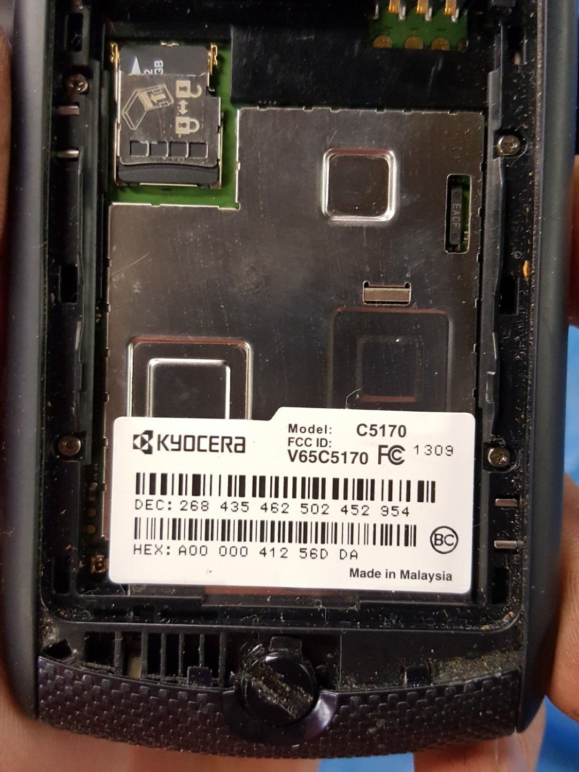 KYOCERA HYDRO C5170 (Boost Mobile) Black - as is for parts
