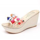 Ladies Fashionable wedge heels with cute designs