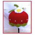Crochet baby Girl Hat Strawberry