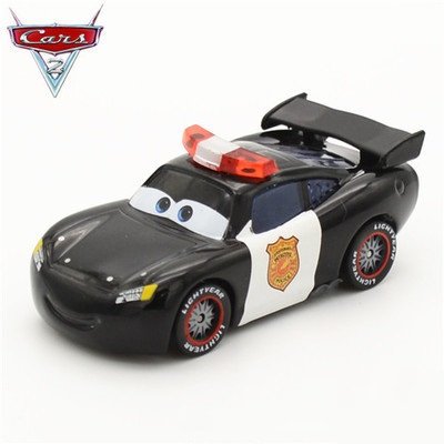 Disney Pixar Cars 2 3 Lightning McQueen Sheriff Metal Diecast Toy Car ...