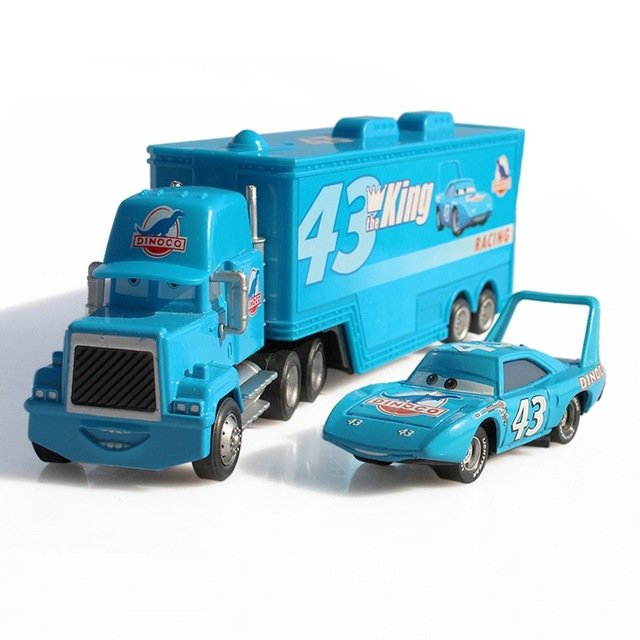 Disney Pixar Cars 3 2 Lightning McQueen 155 Mack Truck The King