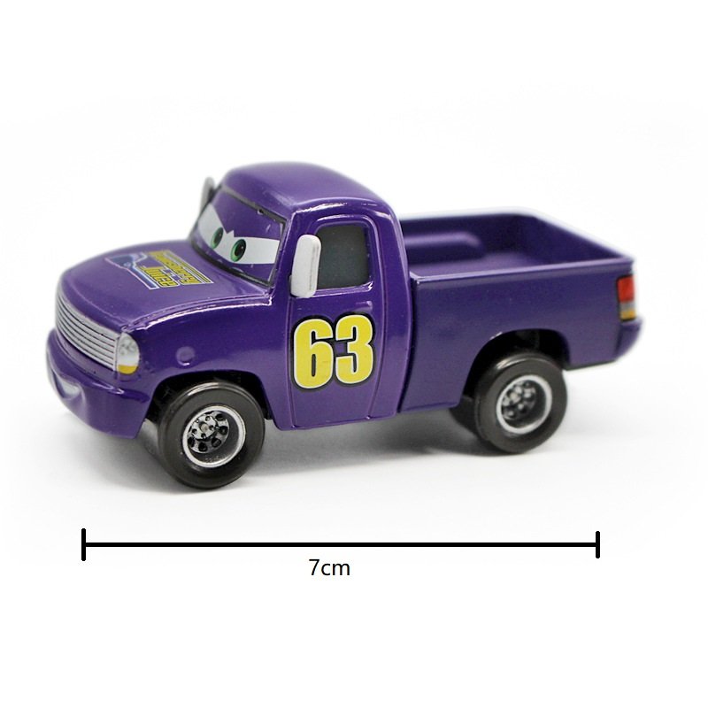 Disney Pixar Cars 2 No.63 purple Commander Pattern Metal