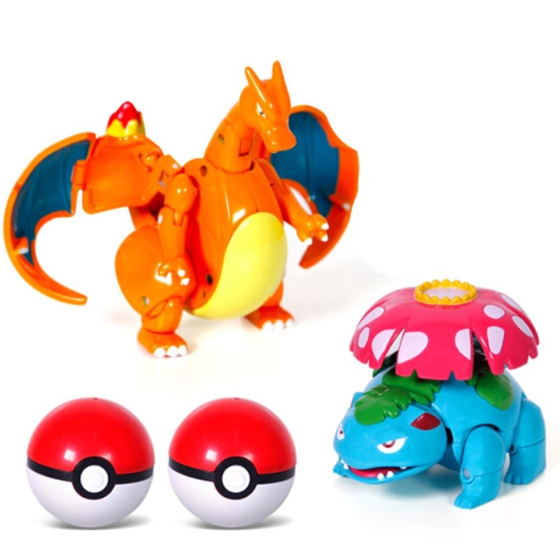 TAKARA TOMY Pokemon Elf Ball Variant Toy Model Charizard Pocket ...