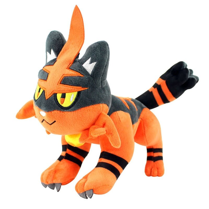 Takara TOMY Pokemon Plush Toy 30cm Incineroar Groudon Action figure ...