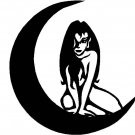 CUSTOM VNYL DECAL MOON FAIRY