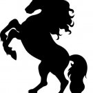 CUSTOM VNYL DECAL HORSE REARING