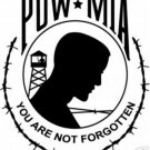 CUSTOM VNYL DECAL POW MIA