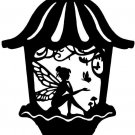 CUSTOM VNYL DECAL FAIRY WITH LANTERN