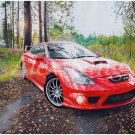 Realistic car drawing to order. Only handmade. Custom Drawing. Original drawing. Picture