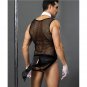 Hot Erotic Men Sexy Waiter Outfit Cosplay Costume Men Maid Vinyl Lingerie Cosplay Costumes