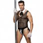 Hot Erotic Men Sexy Waiter Outfit Cosplay Costume Men Maid Vinyl Lingerie Cosplay Costumes