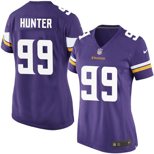 Women's Vikings #99 Danielle Hunter Purple Game Stitched Jersey