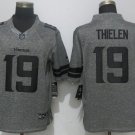 Men's Vikings #19 Adam Thielen Gray Stitched Jersey