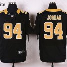 Men's Saints #94 Cameron Jordan Black Elite Stitched Jersey