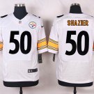 Men's Pittsburge Steelers #50 Ryan Shazier Elite White Stitched Jersey