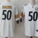 Men's Pittsburge Steelers #50 Ryan Shazier Game White Stitched Jersey