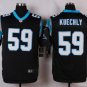 Men's Carolina Panthers #59 Luke Kuechly Elite Black Stitched Jersey