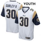 Youth Rams #30 Todd Gurley II Game White Stitched Jersey