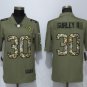 Men's Rams #30 Todd Gurley II Olive Camo Limited Stitched Jersey