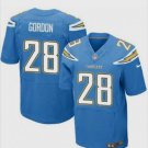 Men's Chargers #28 Melvin Gordon Elite Blue Stitched Jersey