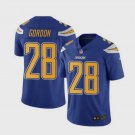 Men's Chargers #28 Melvin Gordon Limited Blue Gold Stitched Jersey
