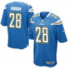 Men's Los Angeles Chargers #28 Melvin Gordon Game Blue Stitched Jersey