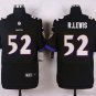 Men's Baltimore Ravens 52# Ray Lewis Elite Black Stitched Jersey