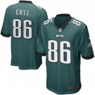 Men's Eagles #86 Zach Ertz Game Green Stitched Jersey
