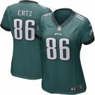 Women's Eagles #86 Zach Ertz Game Green Stitched Jersey