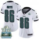 Women's Eagles #86 Zach Ertz Limited White Salute To Service Stitched Jersey