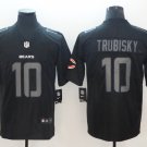 Men's Bears #10 Mitchell Trubisky Limited Black Impact Stitched Jersey