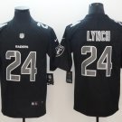 Men's Oakland Raiders #24 Marshawn Lynch Limited Black Impact Stitched Jersey