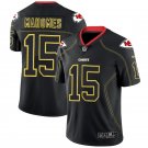 Men's Chiefs #15 Patrick Mahomes II Black Lights Out 2018 Stitched Jersey