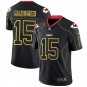 Men's Kansas City Chiefs #15 Patrick Mahomes II Lights Out Black Stitched Jersey