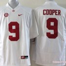 Youth Alabama Crimson Tide 9 Amari Cooper White College Football Stitched Jersey
