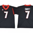 Men's Georgia Bulldogs D'Andre Swift #7 Black College Football Stitched Jersey