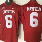 Men Oklahoma Sooners 6 Baker Mayfield College Football RED Stitched Jersey