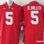 Youth Ohio State Buckeyes 5 Braxton Miller Red College Football Stitched Jersey