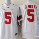 Youth Ohio State Buckeyes 5 Braxton Miller White College Football Stitched Jersey