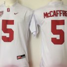 Men Stanford Cardinals 5 Christian McCaffrey White College Football Stitched Jersey