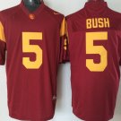 Men USC Trojans 5 Reggie Bush Red College Football Stitched Jersey