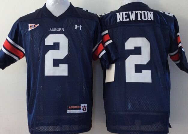 Youth Auburn Tigers #2 Cameron Newton Navy Blue College Football Stitched Jersey