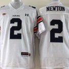Men Auburn Tigers 2 Cameron Newton White College Football Stitched Jersey