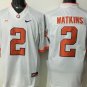 Men Clemson Tigers 2 Sammy Watkins White College Football Stitched Jersey
